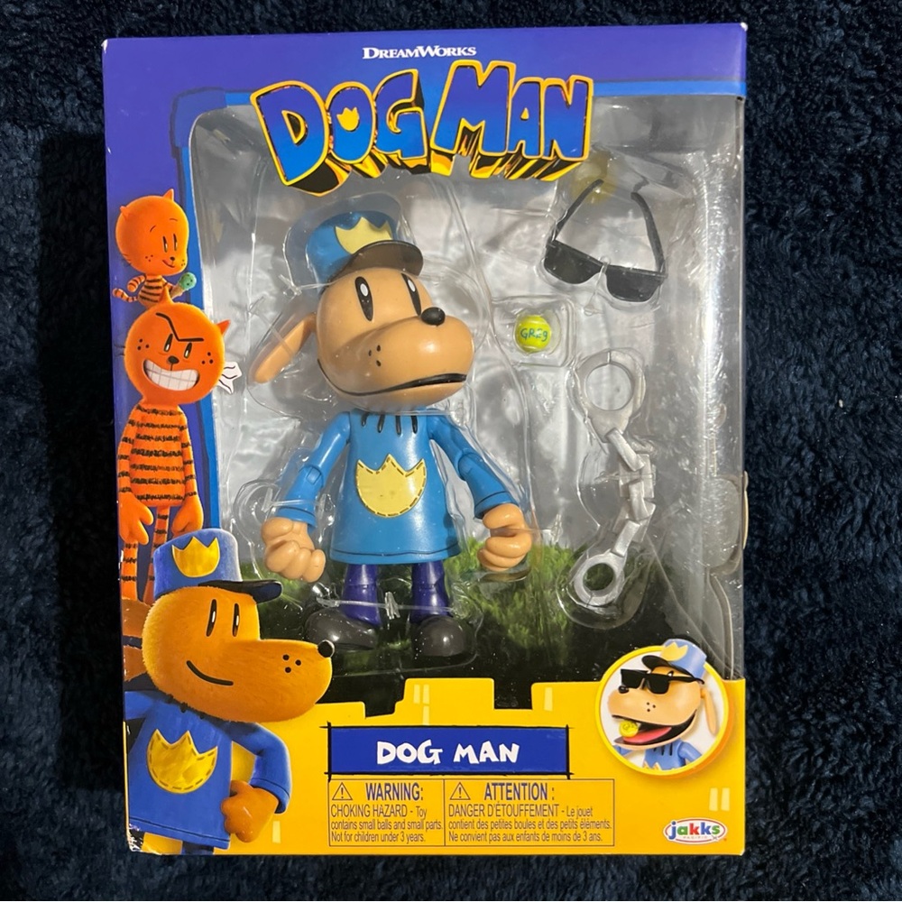 Dog Man Movie 5 Inch Articulated Action Figure NEW